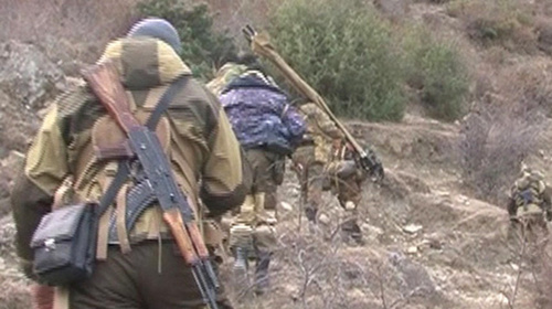 Сounterterrorist operation in Karabudakhkent District, Dagestan. Photo: http://www.riadagestan.ru/news/kriminal/v_karabudakhkentskom_rayone_dagestana_siloviki_obnaruzhili_eshche_odnu_bandgruppu/