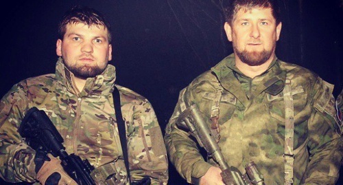 Idris Cherkhigov and Ramzan Kadyrov. Photo: Vk.com/ramzan