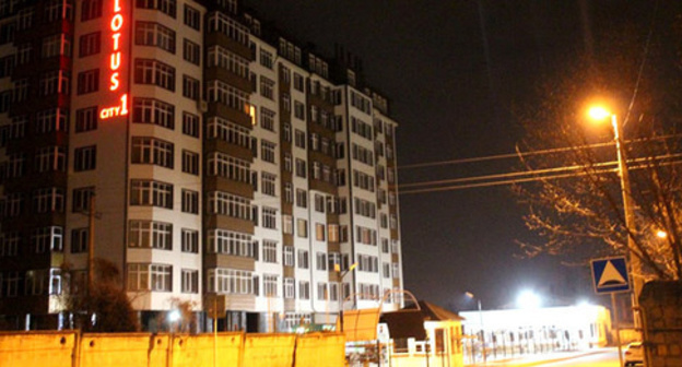 The residential complex "Lotus City" being built in Nalchik, where family members of the repatriate from Syria were granted a free apartment. July 14, 2016. Photo by Lyudmila Maratova for the "Caucasian Knot"