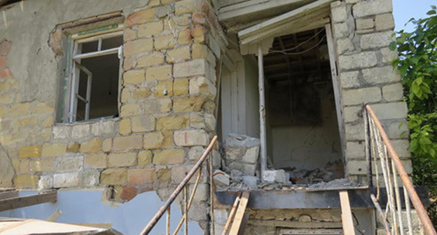 Destroyed house in the village of Talish, Nagorny Karabakh, Martakert District, July 15, 2016. Photo by Alvard Grigoryan for the ‘Caucasian Knot’. 