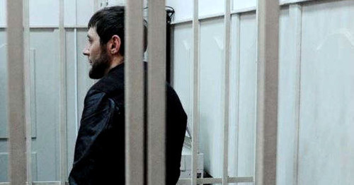 Zaur Dadaev, a defendant in the case of the murder of the politician Boris Nemtsov. Photo: Maxim Bilnov (RFE/RL)