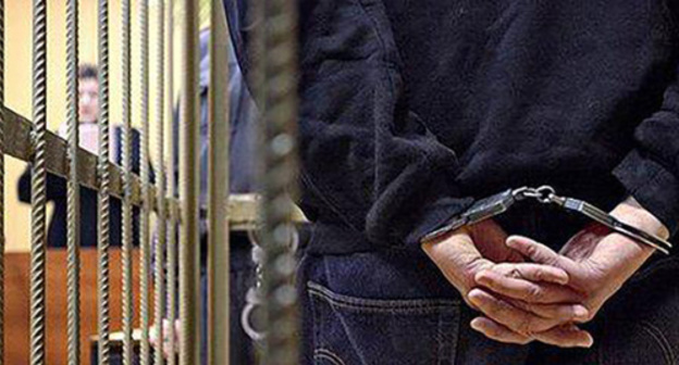 A convict in the courtroom. Photo: http://novostikratko.ru/rostov/2016/07/22/309386-v-rostove-chlena-zapreschennoj-v-rossii-ig-prigovorili-k-chetyrem-godam.html