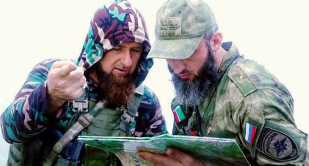 Ramzan Kadyrov in camouflage suit. Photo: Instagram.com/kadyrov_95