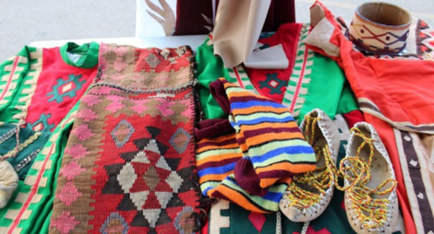 Goods at "Taraz" festival in Stepanakert, August 4, 2016. Photo by Alvard Grigoryan for the ‘Caucasian Knot’. 