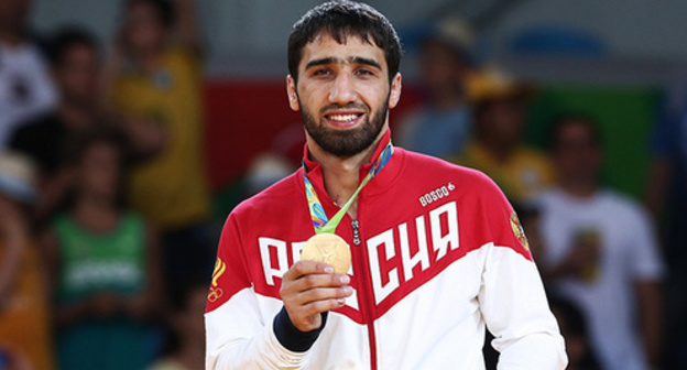 Khasan Khalmurzaev. Photo: http://postpredstvo.ru/2016/08/12/v-postpredstve-ingushetii-gotovyatsya-vstretit-olimpijskogo-chempiona-xasana-xalmurzaeva/ Khasan Khalmurzaev. Photo: http://postpredstvo.ru/2016/08/12/v-postpredstve-ingushetii-gotovyatsya-vstretit-olimpijskogo-chempiona-xasana-xalmurzaeva/