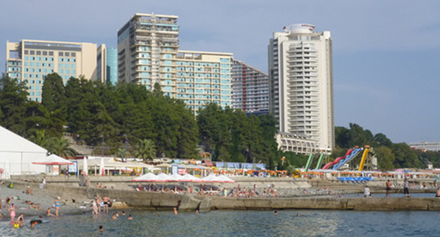 High-rise buildings in buffer zone of Sochi. Photo by Svetlana Kravchenko for the 'Caucasian Knot'. 