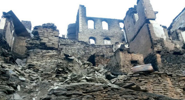 The consequences of the fire in the village of Mokok. Tsuntin District of Dagestan. August. Photo by Umma Magomadova for the "Caucasian Knot"