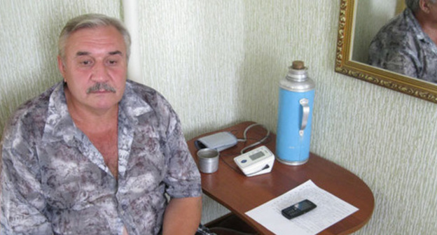 Dmitry Bondarenko, one of the hunger-strikers. Gukovo, August 24, 2016. Photo by Konstantin Volgin for the "Caucasian Knot"