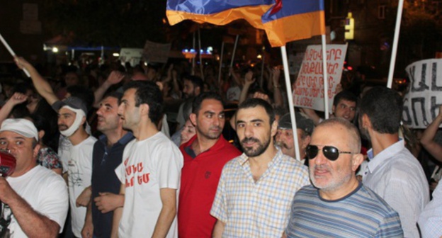 The rally of the supporters of the movement "Sasna Tsrer". August 26, 2016. Photo by Tigran Petrosyan for the "Caucasian Knot"