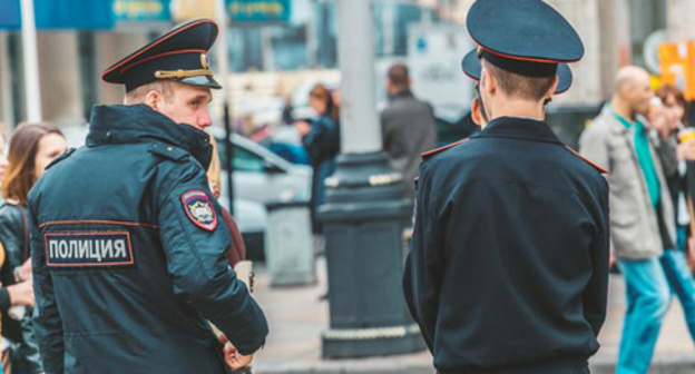 The police officers. Photo: Denis Yakovlev / Yugopolis