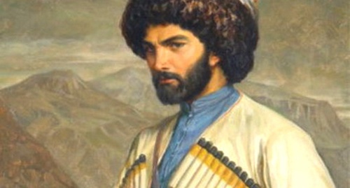 Hadji Murad of Khunzakh. Portrait by G.Gagarin, 1848. Wikimedia.org