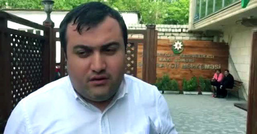 Advocate Elchin Sadygov. Photo: RFE/RL