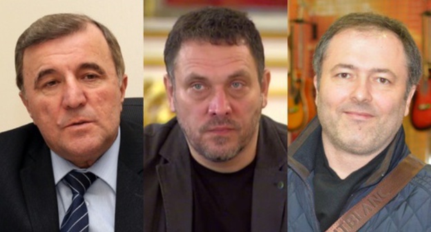 Makhmud Makhmudov, Maxim Shevchenko and Albert Esedov. Collage by the "Caucasian Knot", photos: riadagestan.ru, facebook.com/albert.asadov, kremlin.ru Makhmud Makhmudov, Maxim Shevchenko and Albert Esedov. Collage by the "Caucasian Knot", photos: riadagestan.ru, facebook.com/albert.asadov, kremlin.ru