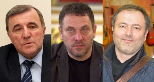 Makhmud Makhmudov, Maxim Shevchenko and Albert Esedov. Collage by the "Caucasian Knot", photos: riadagestan.ru, facebook.com/albert.asadov, kremlin.ru Makhmud Makhmudov, Maxim Shevchenko and Albert Esedov. Collage by the "Caucasian Knot", photos: riadagestan.ru, facebook.com/albert.asadov, kremlin.ru