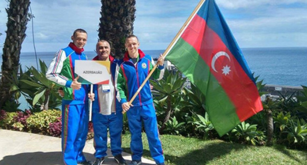 Azerbaijani Paralympian athletes. Photo: http://m.sportbox.az/other/131090/azerbajdzhanskie-paralimpijcy-zavoevali-chetyre-medali-na-chempionate-evropy-v-portugalii