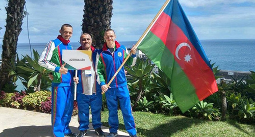 Azerbaijani Paralympian athletes. Photo: http://m.sportbox.az/other/131090/azerbajdzhanskie-paralimpijcy-zavoevali-chetyre-medali-na-chempionate-evropy-v-portugalii
