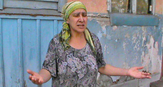 Aishat Gafurova. Photo by Lyudmila Maratova for the "Caucasian Knot"