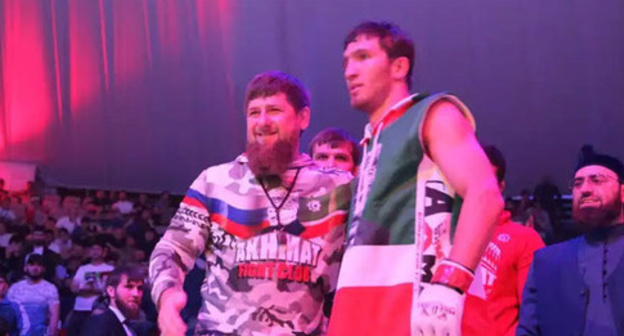 Grand Prix Akhmat-2016 tournament in mixed martial arts (MMA), May 2016. Photo: http://grozny-inform.ru/multimedia/photos/72803/ Grand Prix Akhmat-2016 tournament in mixed martial arts (MMA), May 2016. Photo: http://grozny-inform.ru/multimedia/photos/72803/