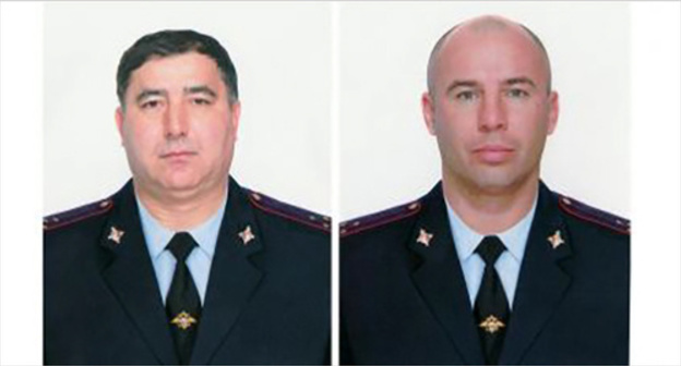 Albert Kerimov and Vladimir Mishkov. Photo: http://ren.tv/novosti/2016-10-09/kamera-zasnyala-zhestokiy-rasstrel-policeyskih-v-kabardino-balkarii Albert Kerimov and Vladimir Mishkov. Photo: http://ren.tv/novosti/2016-10-09/kamera-zasnyala-zhestokiy-rasstrel-policeyskih-v-kabardino-balkarii