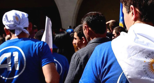 Supporters of the ‘Georgian dreem’. Photo: Sputnik/Alexander Imedashvili Supporters of the ‘Georgian dreem’. Photo: Sputnik/Alexander Imedashvili