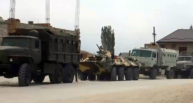 Special equipment in Dagestan. Photo: http://nac.gov.ru/kontrterroristicheskie-operacii/v-hode-kto-v-karabudahkentskom-rayone-dagestana.html Special equipment in Dagestan. Photo: http://nac.gov.ru/kontrterroristicheskie-operacii/v-hode-kto-v-karabudahkentskom-rayone-dagestana.html