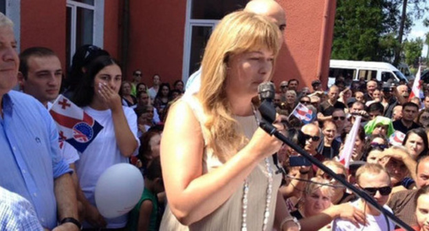 Sandra Roelofs. Photo: http://sputnik-georgia.ru/politics/20160819/233029945.html