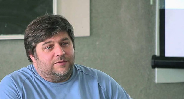 Denis Sokolov, head of the research centre "RAMCOM", Screenshot of the video posted by user 'sibscience', https://www.youtube.com/watch?v=vO9-cuiucLA