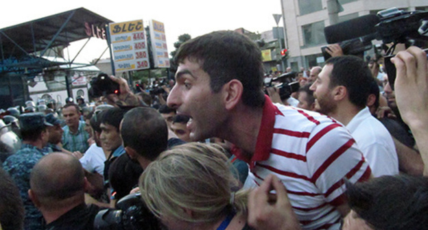Protest rally in Yerevan, July 20, 2016. Photo by Tigran Petrosyan for the 'Caucasian Knot'. 