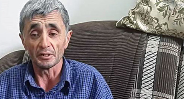 Ramazan Djalaldinov. Screenshot of a video by the user gazetachernovik https://www.youtube.com/watch?v=lIe7JKRLRXo