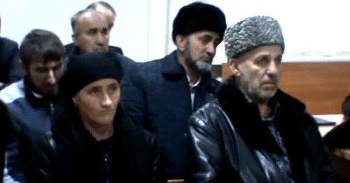 The Supreme Court (SC) of the Chechen Republic has held the hearing on the appeal against the sentence to Zhalaudi Geriev. Grozny, November 15, 2016. Screenshot of a video by the "Caucasian Knot"