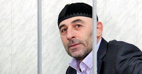 Kurman-Ali Baichorov, the Imam of Kislovodsk, in the court room. Photo by Magomed Magomedov for the "Caucasian Knot"