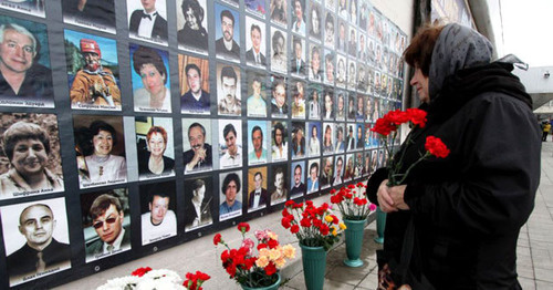 Portraits of victims of the terror act in Dubrovka Theatrical Centre in October 2002. Photo: Ivan Trefilov (RFE/RL)