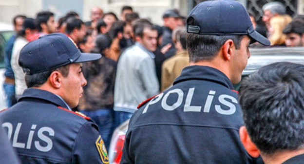 Police officers, Baku. Photo by Aziz Karimov for the 'Caucasian Knot'. 