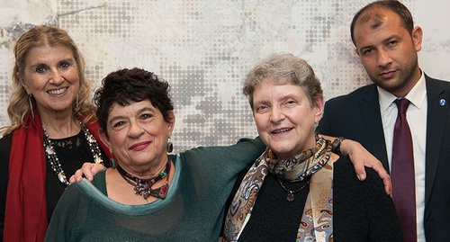 Svetlana Gannushkina (second from the right) with other laureates of the award, Stockholm, November 25, 2016. Photo: http://www.rightlivelihoodaward.org/media/2016-right-livelihood-award-laureates-show-courage-against-all-odds/ Svetlana Gannushkina (second from the right) with other laureates of the award, Stockholm, November 25, 2016. Photo: http://www.rightlivelihoodaward.org/media/2016-right-livelihood-award-laureates-show-courage-against-all-odds/