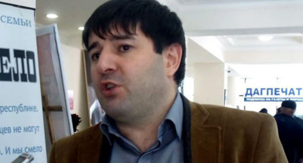 Gadjimurad Sagitov, the editor-in-chief of the newspaper "Novoe Delo". Photo: RFE/RL