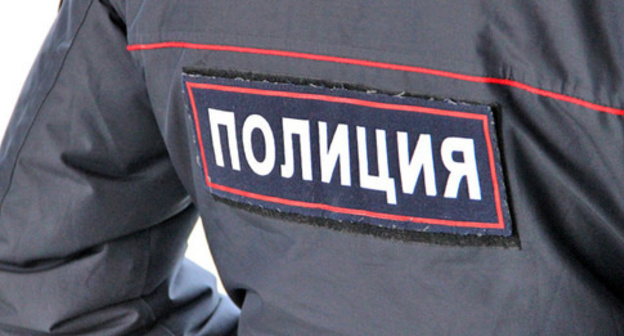 A police officer. Photo by Magomed Magomedov for the "Caucasian Knot"