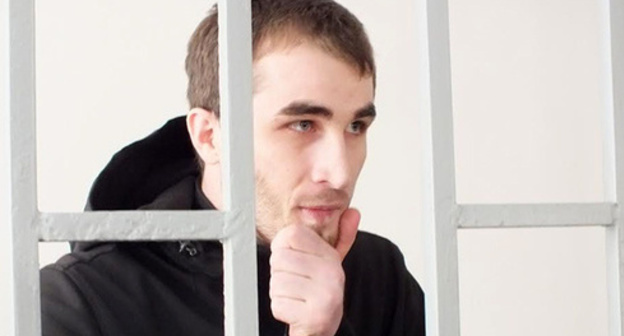 Zhalaudi Geriev in the courtroom. Photo by the "Caucasian Knot" correspondent