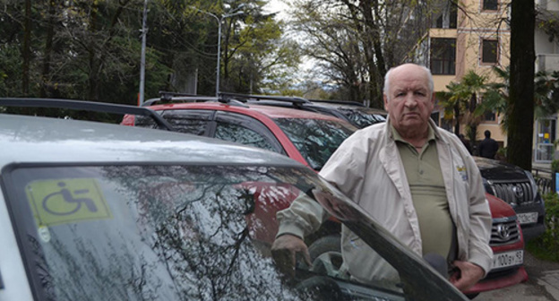 Vadim Urkunov, the disabled man. Photo by Svetlana Kravchenko for the "Caucasian Knot"