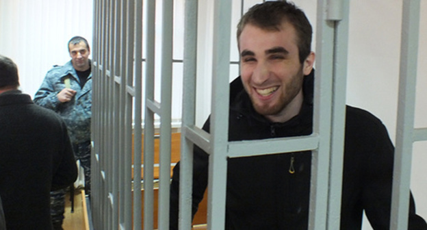 Zhalaudi Geriev in the courtroom. Photo by the "Caucasian Knot" correspondent