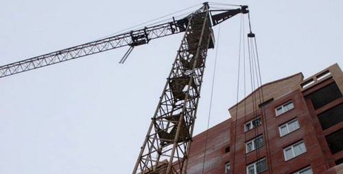 Construction of a high-rise building. Photo http://www.riadagestan.ru/