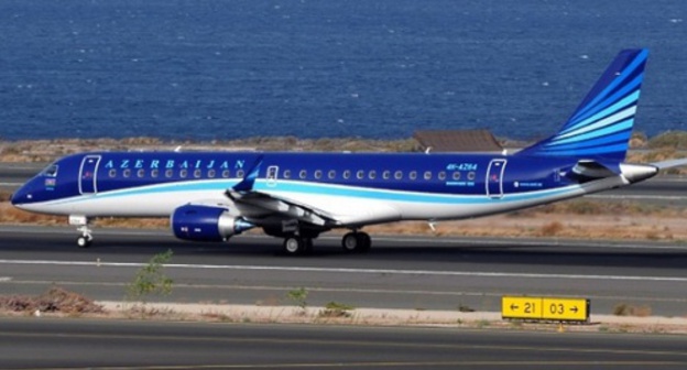 The AZAL airplane of the Embraer company. Photo: Azal.az The AZAL airplane of the Embraer company. Photo: Azal.az