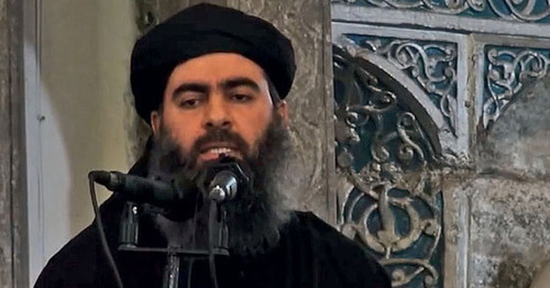 Abu Bakr al-Baghdadi, the leader of the "Islamic State", a terrorist organization, banned in Russia. Photo: http://rus.azattyq.org/content/news/27017479.html