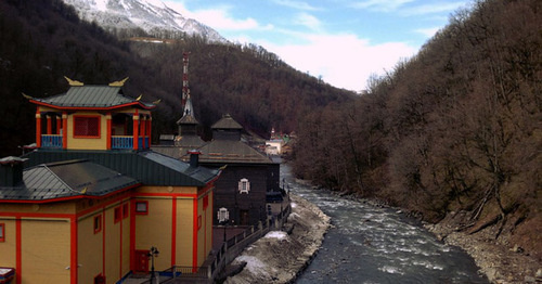 Mzymta river, Krasnaya Polyana. Photo by Grigory Shvedov for the 'Caucasian Knot'. 
