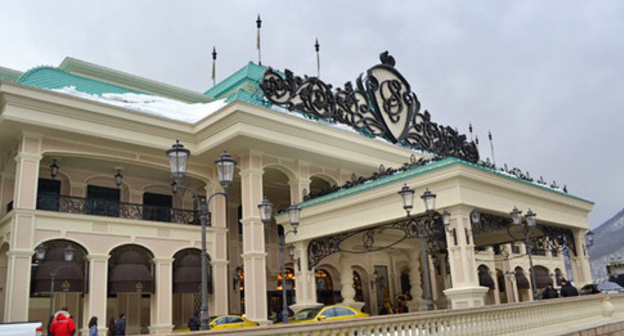 Casino in Krasnaya Polyana, Sochi. Photo by Svetlana Kravchenko for the 'Caucasian Knot'. Casino in Krasnaya Polyana, Sochi. Photo by Svetlana Kravchenko for the 'Caucasian Knot'.