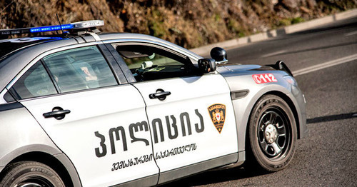 Police car. Photo: Alex Imedashvili, Newsgeorgia Police car. Photo: Alex Imedashvili, Newsgeorgia