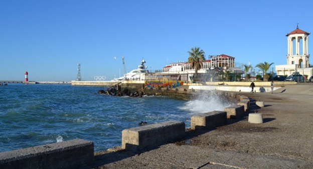 Memorial at the Southern Jetty in Sochi. Photo by Svetlana Kravchenko for the 'Caucasian Knot'. 