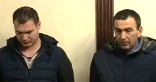 Two Chechen natives, who, imitating Ramzan Kadyrov's voice, tried to extort money from a businessman from Surgut into the Akhmat Kadyrov’s Fund. Screenshot of video: https://www.youtube.com/watch?v=IyyMSkxbRtA