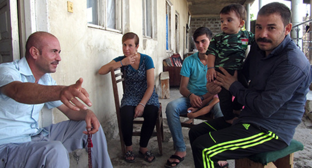 The Yezidi refugees in the village of Araks, Armenia. Photo by Tigran Petrosyan for the "Caucasian Knot"