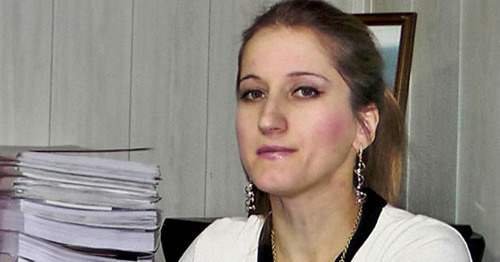 The lawyer Sapiyat Magomedova. Photo by Larisa Medzhidova The lawyer Sapiyat Magomedova. Photo by Larisa Medzhidova