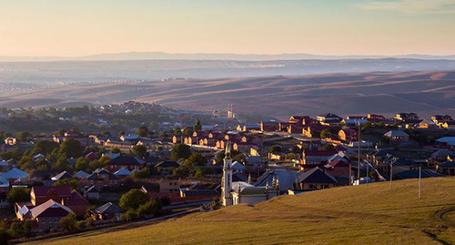 A view of the village of Surkhakhi. Photo by Adam Sagov - https://ru-ru.facebook.com/people/Adam-Sagov/100007324956235